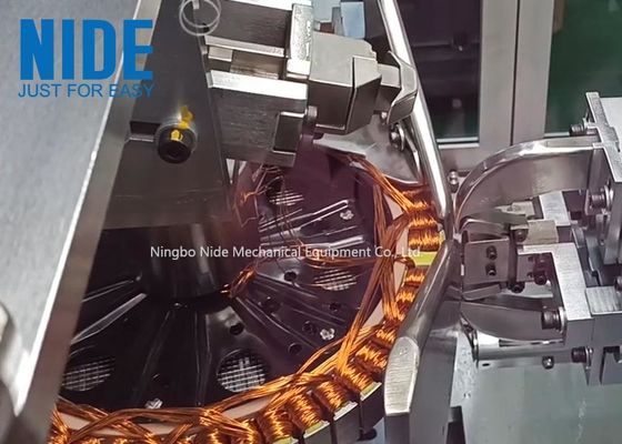 電気自動車モーター固定子の作成のための車輪ハブ モーター固定子の巻取り機機械